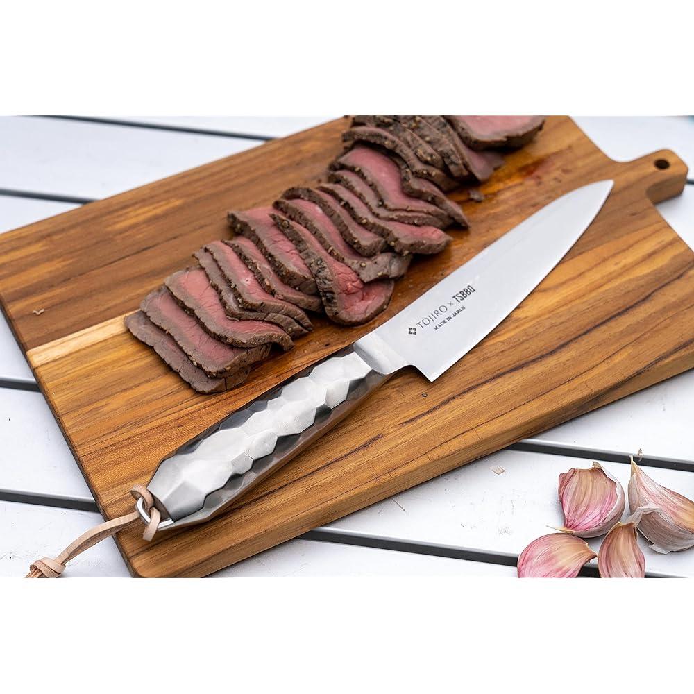 [Made in Tsubamesanjo] TOJIRO x TSBBQ Outdoor Knife All Stainless Steel (Utility [TSBBQ-018])