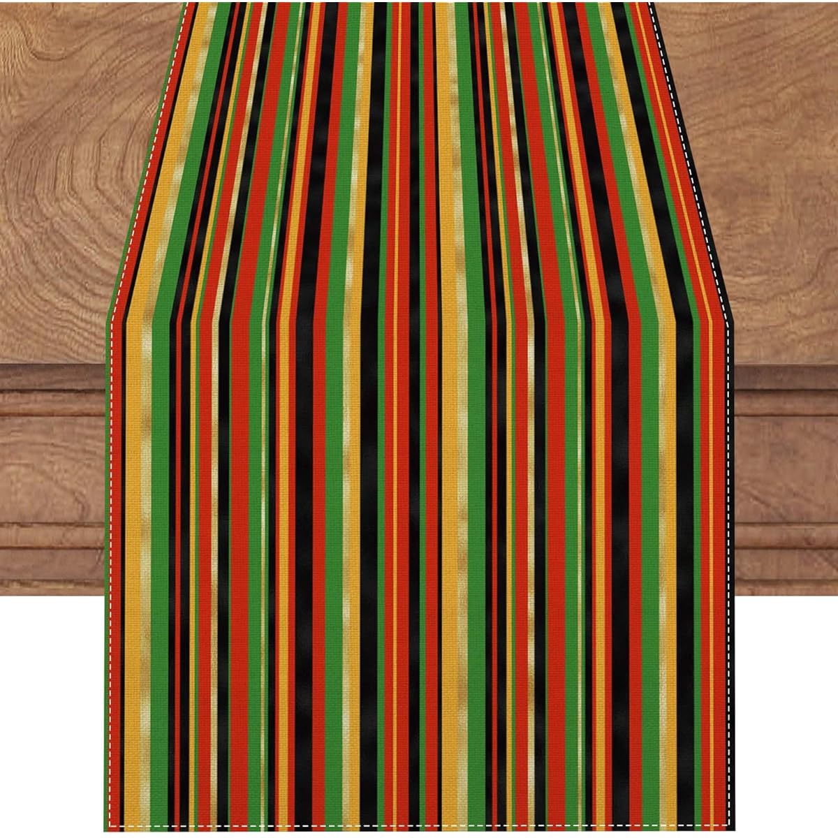 Jiudungs Linen Black History Month Table Runner 72 Inches Length Black History Month Table Decor Black History Month Decorations Table Supplies