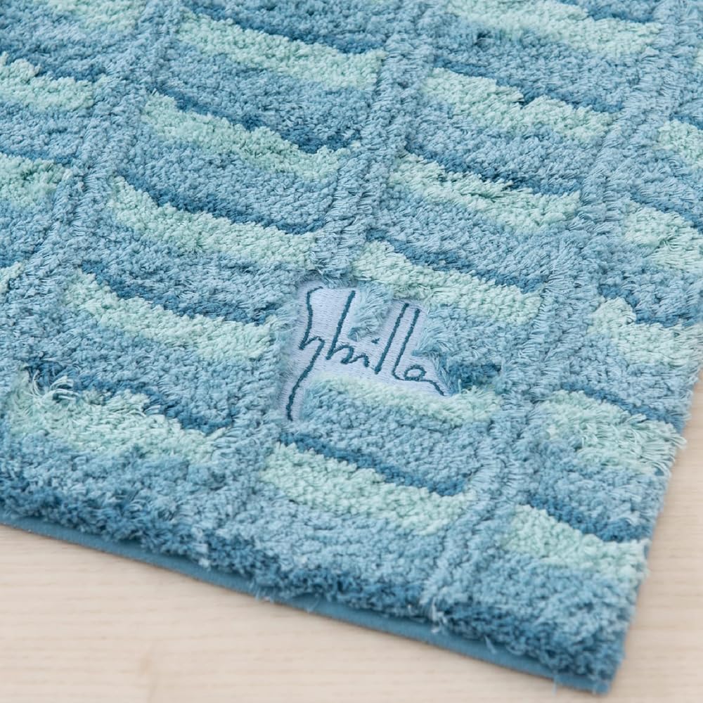 sybilla Tehedor Toilet Mat Approx. 60 x 60cm Blue 15917