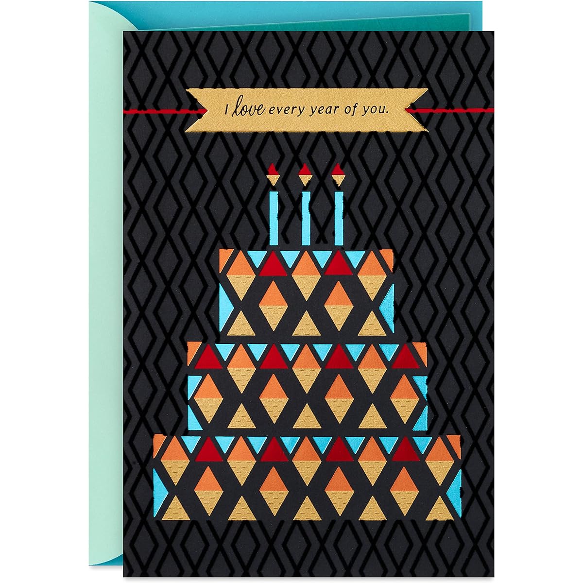 Hallmark Birthday Card for Husband, Wife, Boyfriend, Girlfriend (Birthday Cake)