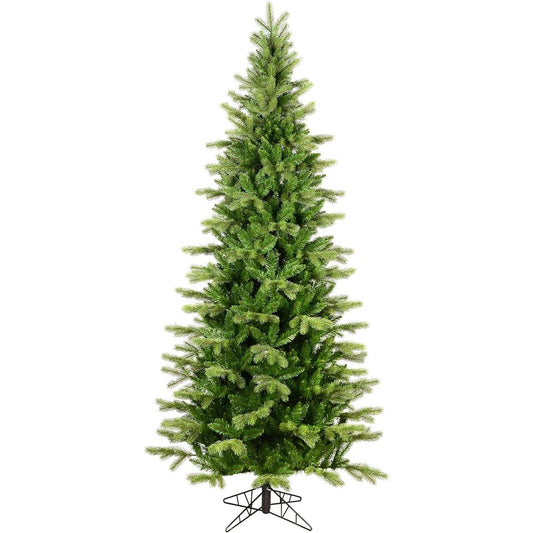 Vickerman 6.5ft Balsam Spruce Slim Artificial Christmas Tree - No Lights - Artificial Christmas Tree - Seasonal Indoor Decor