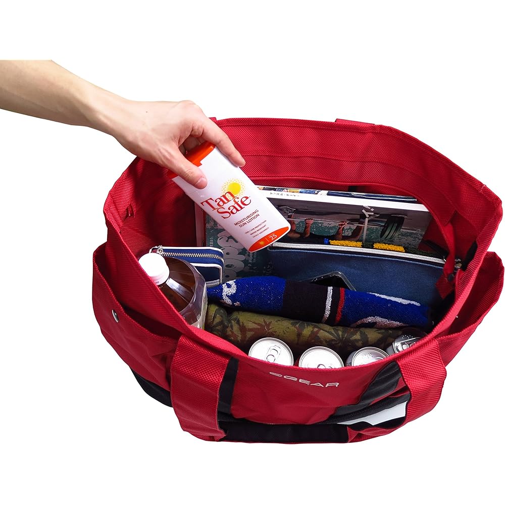 [Snatex] Tote bag, sand disappears, mesh, large capacity, beach bag, travel bag, washable, durable