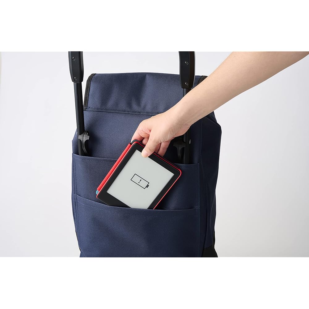 Rep Cocoro Shopping Cart Premier Cart Navy 33L Luggage Hook Plain Foldable Pocket Storage Cold Insulation Eco Bag Shopping Stylish Cute Simple Convenient Compact Lightweight Camping Sports Day Cherry Blossom Viewing 536414