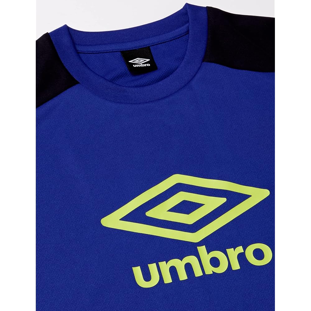 [Umbro] Men's Soccer T-Shirt, Short Sleeve, Sweat Absorbent, Quick Drying, Dry, Stretch, Mesh, Practice, Club Activities, Training