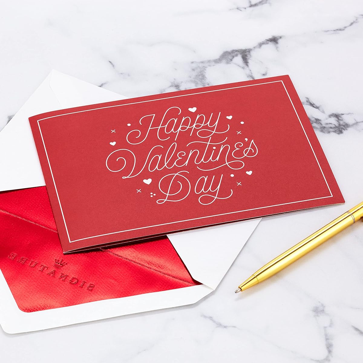 Hallmark Signature Paper Wonder Pop-Up Valentine's Day Card Assortment (Includes 4 Cards and Envelopes)