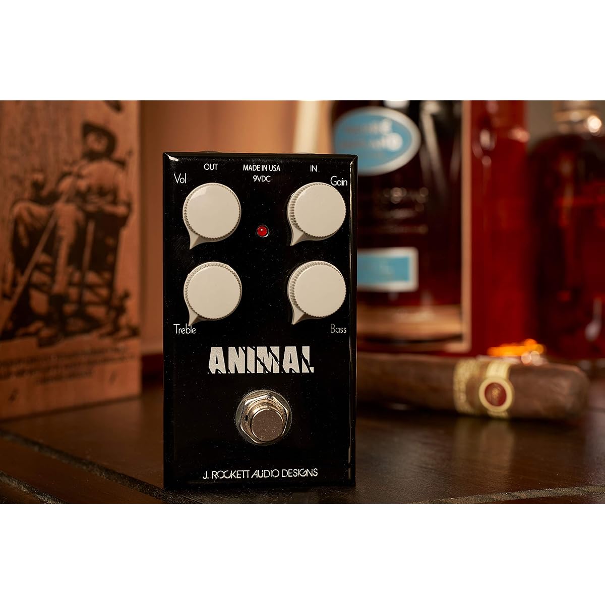 Rocket Pedal Overdrive/Distortion ANIMAL/Animal Black