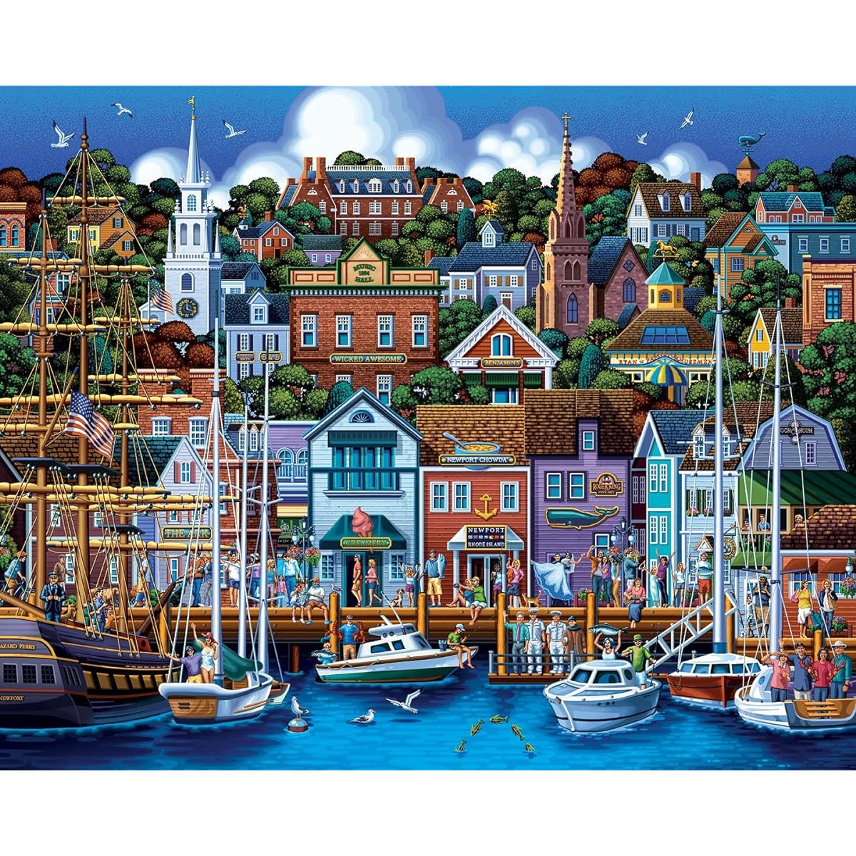 Dowdle Jigsaw Puzzle Newport 500 Piece