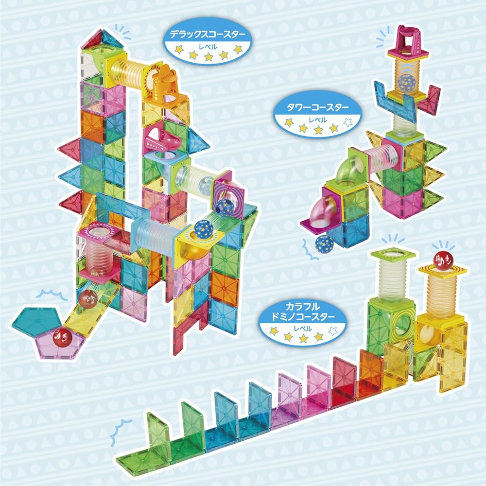 People Pythagoras(R) BASIC Educational! Ball Coaster DX [1 and a half years old and up] Can be played, created, and inspired to grow PGS-132