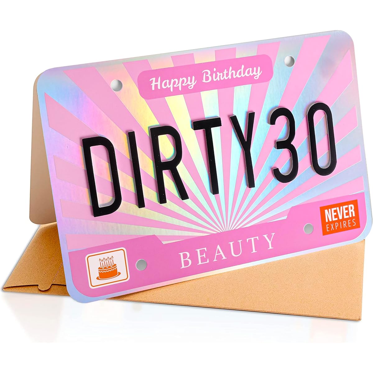 30th Birthday Card for Women - Best Friend Sister Daughter Granddaughter Birthday Card for Women Large 3D Size with Pop-up Text [9" x 6"] 30th Birthday Card 30 Years Old with Envelope and Sticker