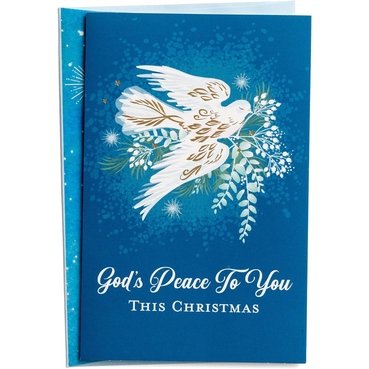 DaySpring - God's Peace to You This Christmas - Inspirational Christmas Cards - Boxed Cards and Envelopes, 18 Count, KJV (J6350)