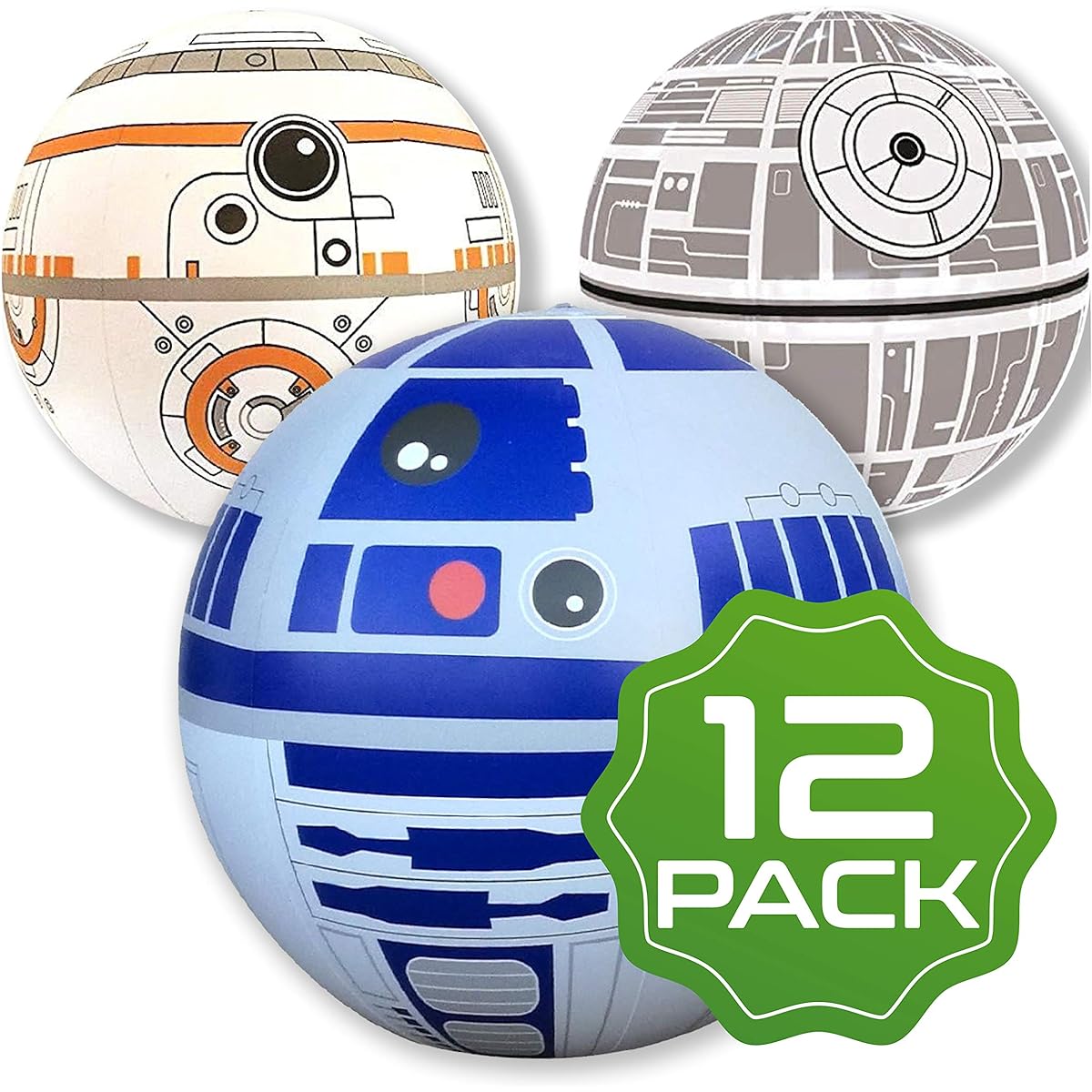 Large Play Ball Set - Indoor and Outdoor Fun Gift - Can be used for play/room decoration/party decoration/pool inflatable water toys