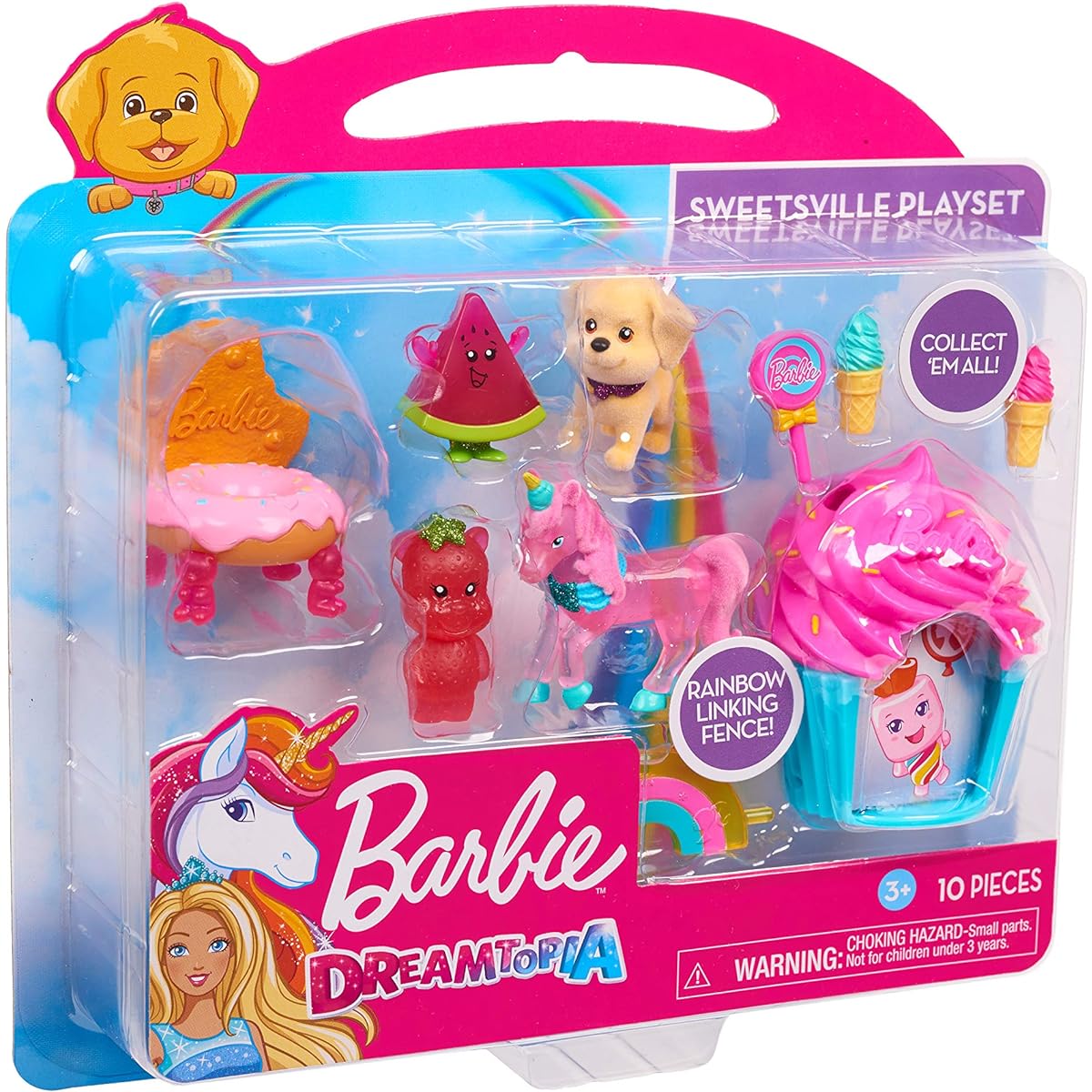Barbie Dreamtopia Figures Sweetsville Playset Multicolor (62996)