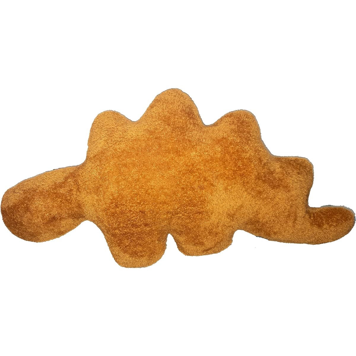 Fabric Food Stegosaurus Chicken Nugget Plush Pillow, Super Soft, Super Squishy. Makes a Great Gift for Anyone who Loves Chicken Nuggets or Soft Squishies
