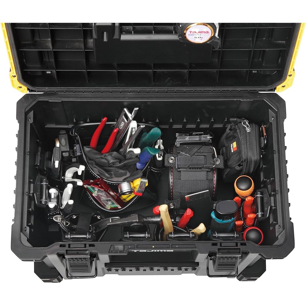 Tajima Safety System Safe Tool Box TB-TBOX Large Capacity Specification (Maximum Load Capacity 110.2 lbs (50 kg), 54 Safe Holder Functions Inside and Outside, Prevents Loads from Collapsing Connecting