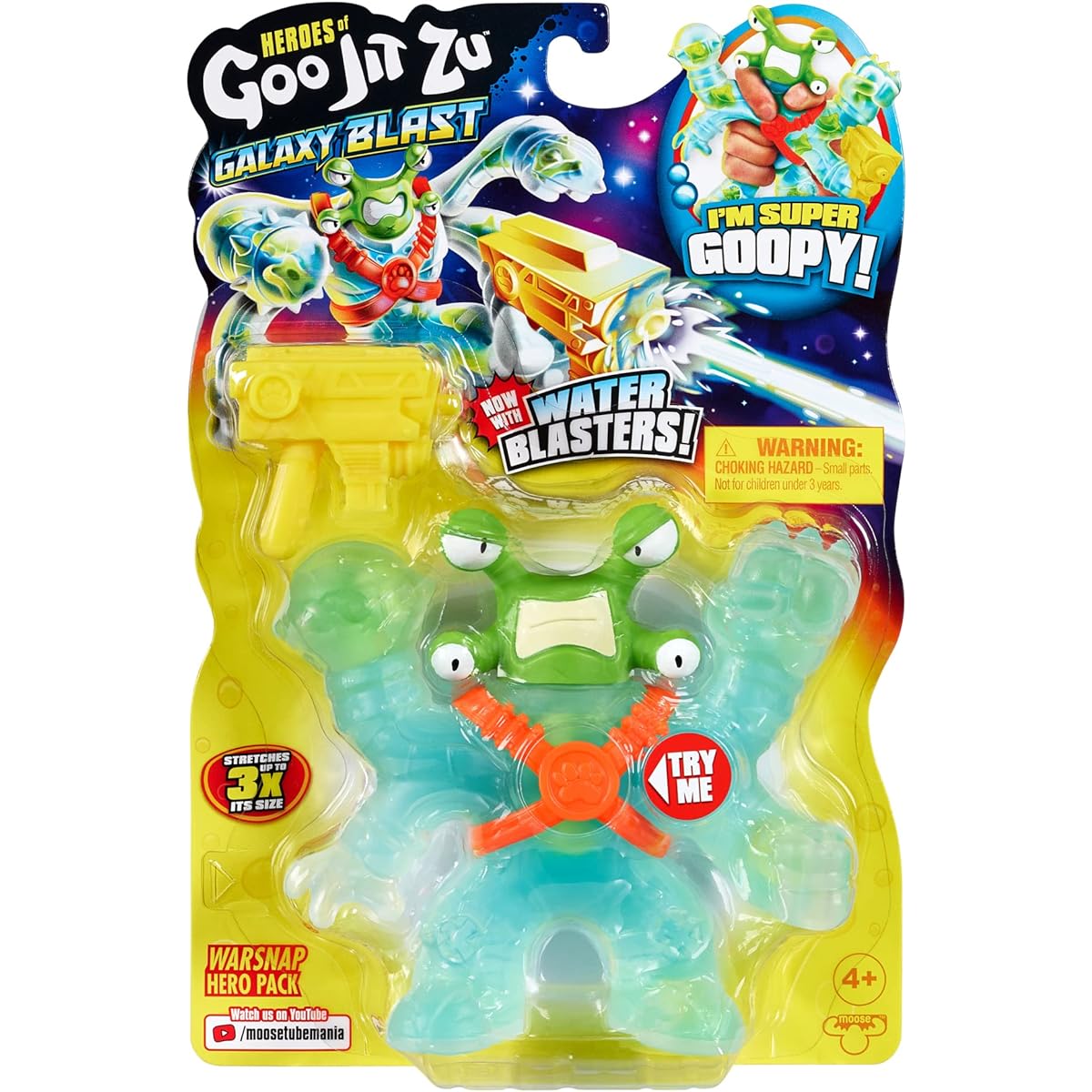 Heroes of Goo Jit Zu Galaxy Blast Hero Pack Super Goopy Wasp with Water Blaster