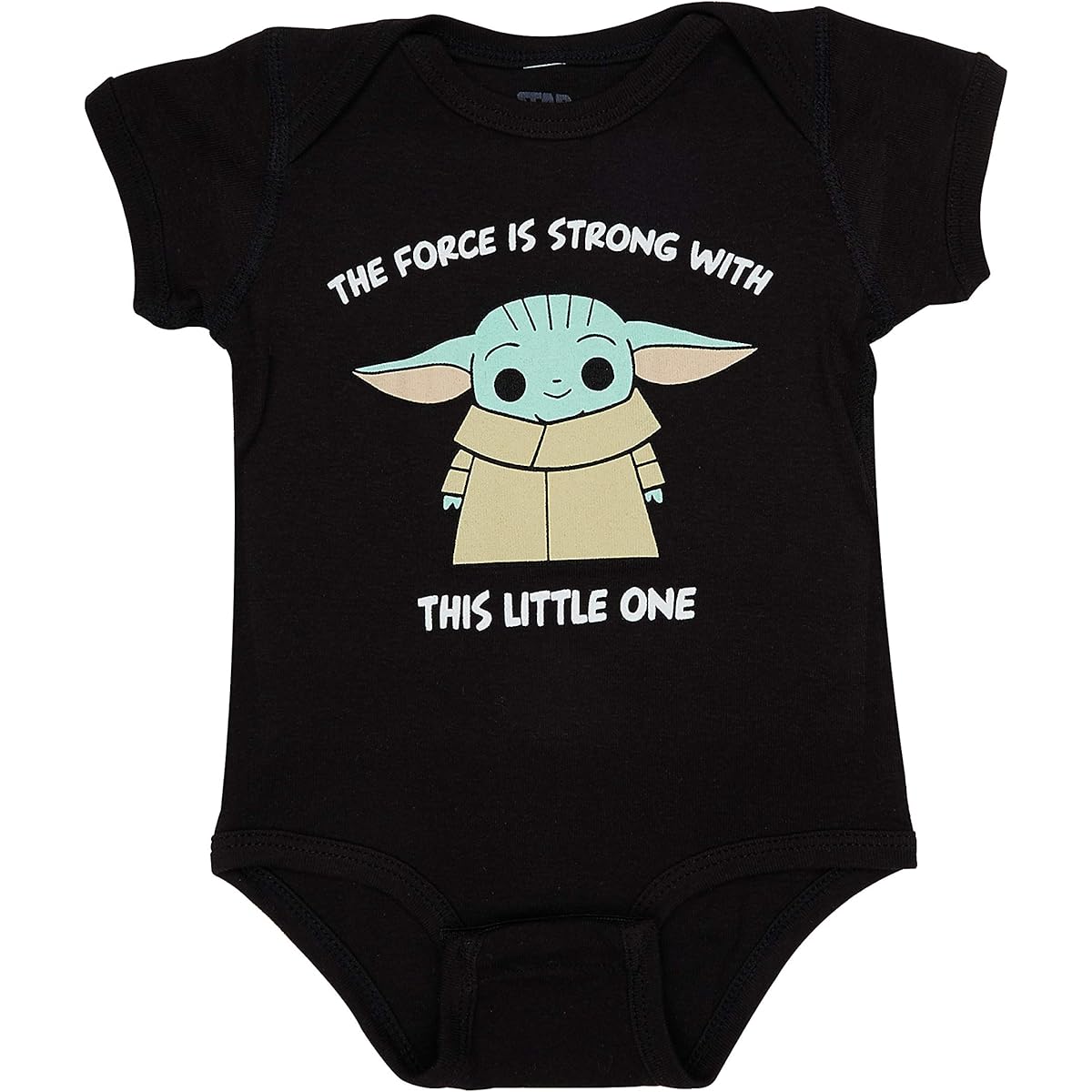Disney Baby Boys Star Wars Baby Yoda Creeper Romper Bodysuit