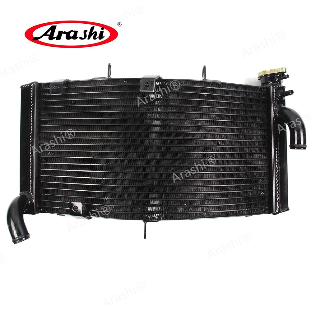 Arashi Radiator Cooling Cooler Compatible with Honda CBR900RR / CBR919RR 1998 1999 Motorcycle Replacement Accessories Black