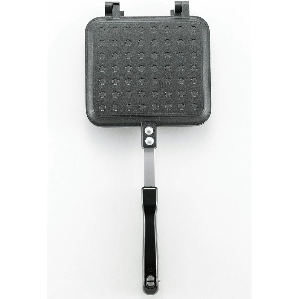 CAPTAIN STAG BBQ Cast Aluminum Hot Sand Toaster Hot Sand Maker Toast Maker Fluorine Resin Processing [IH Compatible/For Open Fire]