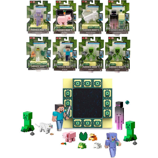 Minecraft Basic Figure K Assortment [Box of 8 figures] [Ages 6 and up] 986K-GTP08
