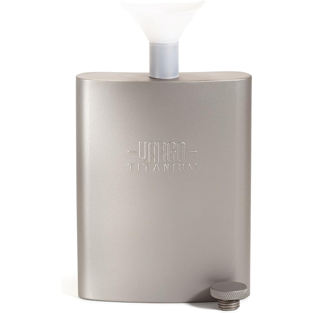 Virgo Titanium Funnel Flask T-447