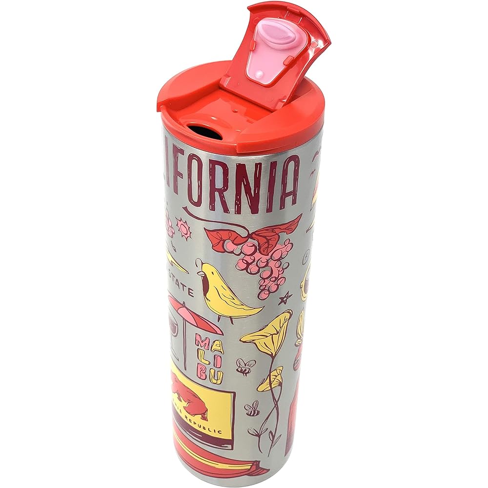 Starbucks California Vacuum Insulated Stainless Steel Traveler Tumbler 16oz (Red)