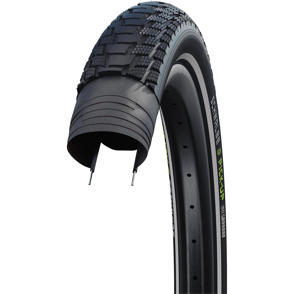 [Genuine] Schwalbe Pickup 20x2.15 Wire Bead 11159258 Black Reflex