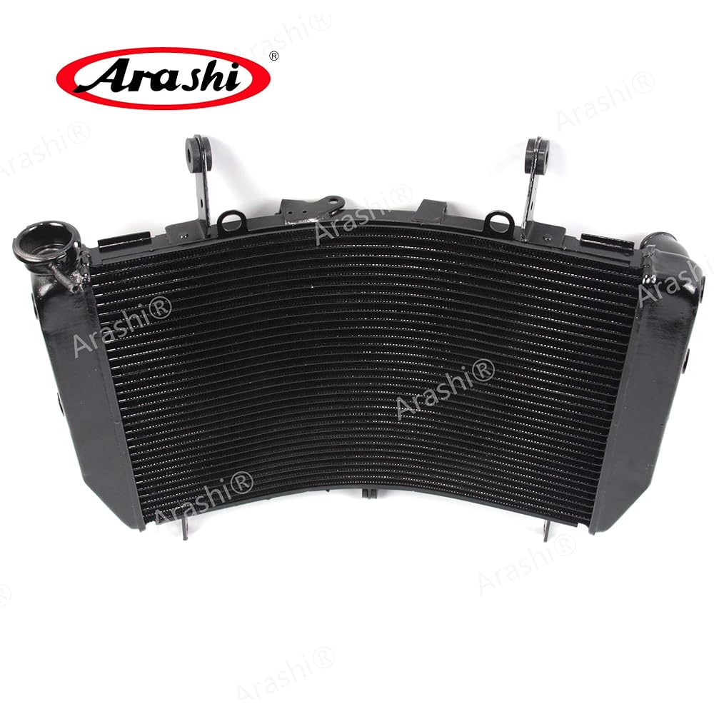 Arashi Radiator Cooling Cooler Compatible with Yamaha YZFR6 YZF-R6 YZF R6 2006-2012 Motorcycle Replacement Accessories Black