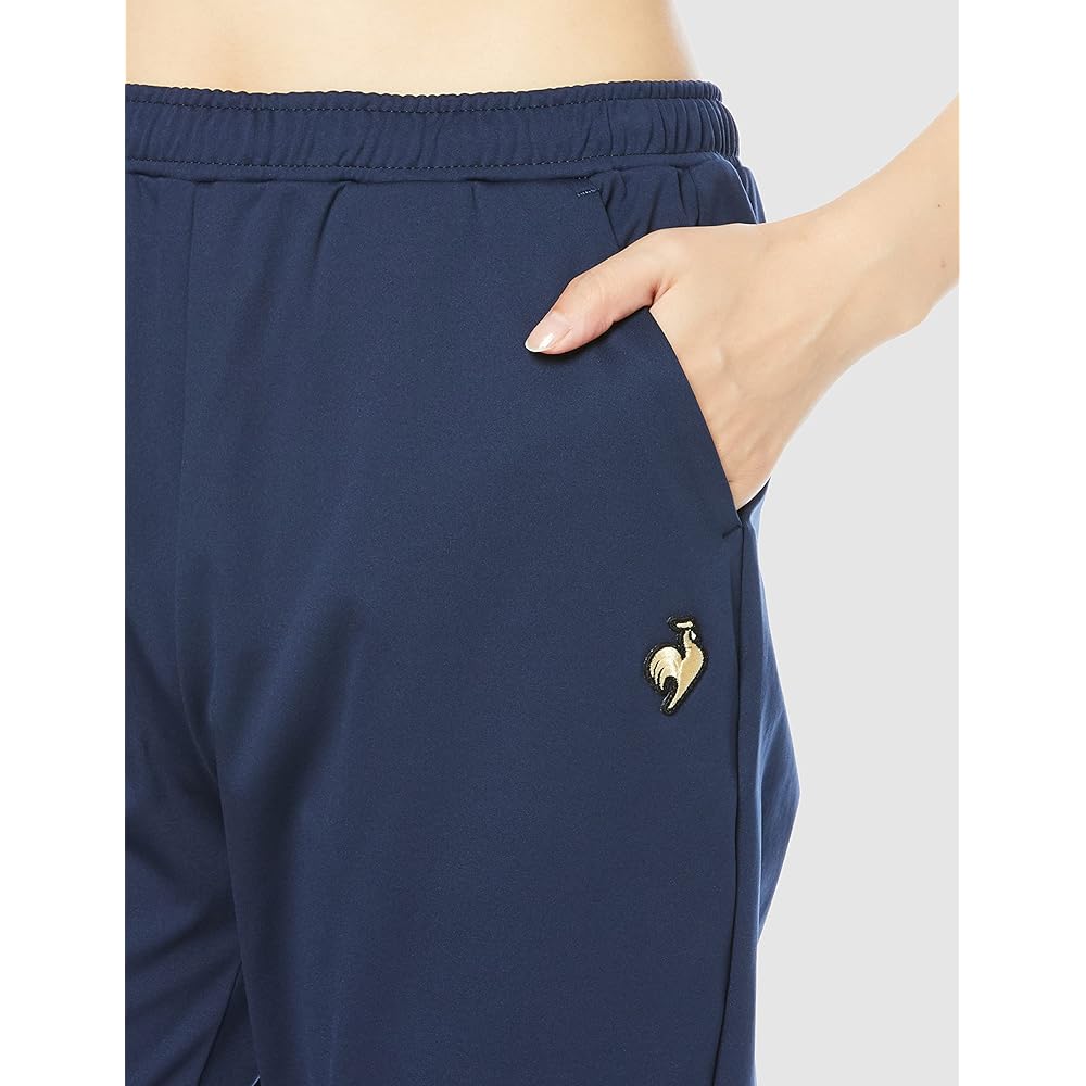 [Le Coq Sportif] Wind Wind Protection Warm-up Long Pants Women's QMWSJG03 NVY L