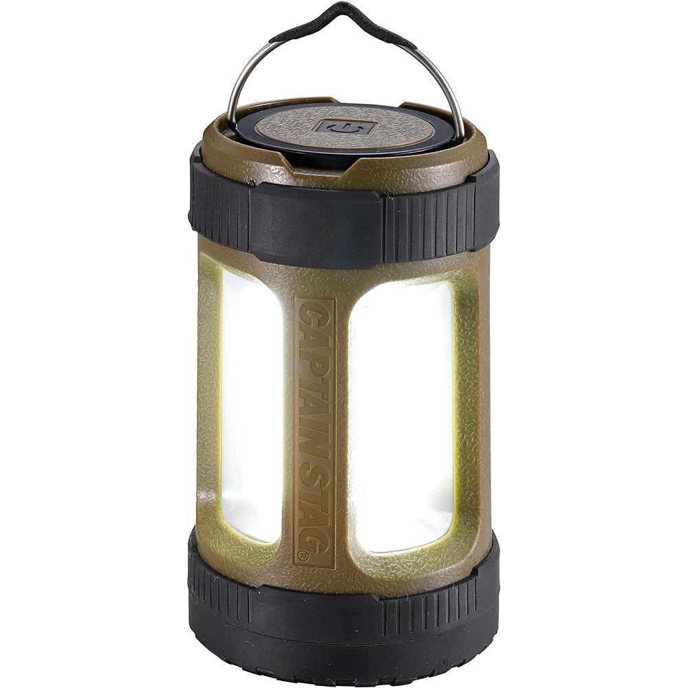 CAPTAIN STAG Lantern Light CS COB Lantern Mini 4-level adjustment [Brightness 200 lumens/Continuous lighting approximately 4 hours (High)/Continuous lighting approximately 100 hours (Night light)] UK-4064/UK-4065