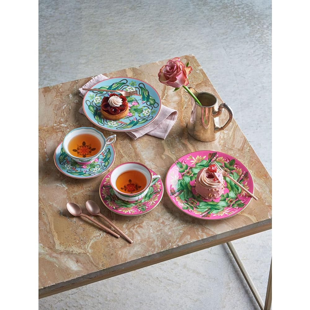 [Regular Imported Product] Wedgwood Wanderlust Pink Lotus Plate Dish 20cm Wedding Gift Present 1057260