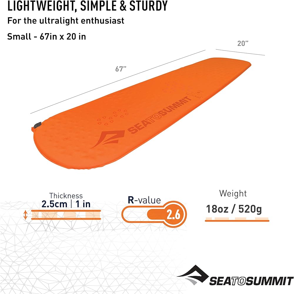 SEA TO SUMMIT Ultralight S. I. Matt Small ST81102 Orange