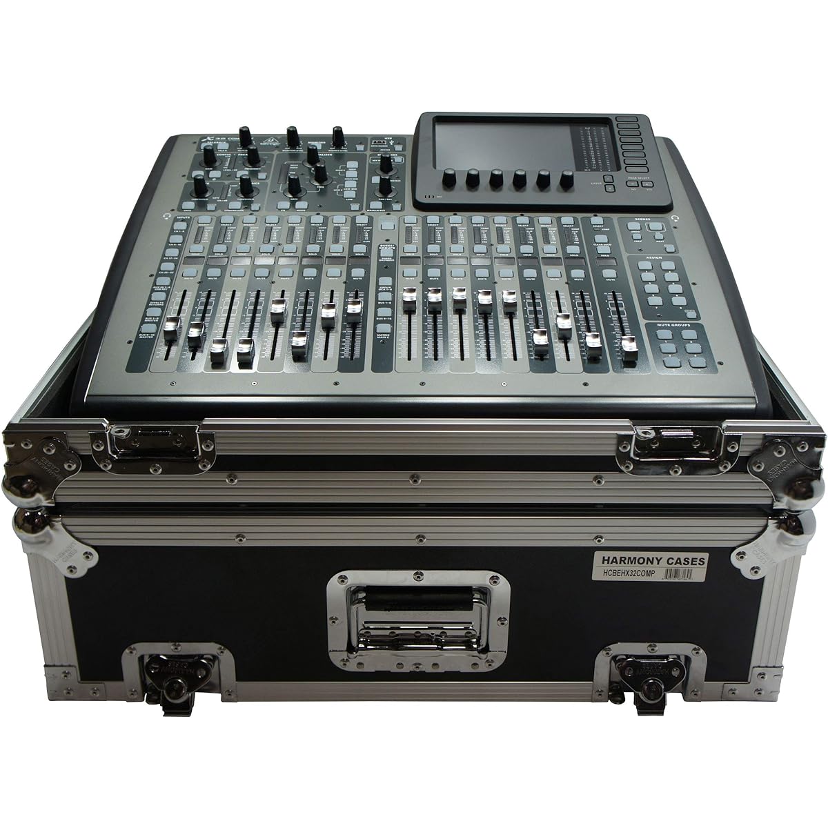 Harmony HCBEHX32COMP Flight Transport Road Custom Case Compatible with Behringer X32 Compact