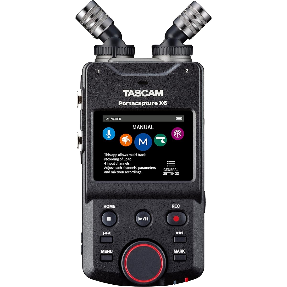 TASCAM Portacapture X6 32bit Float 96kHz (High Resolution) 6 Track Portable Recorder Podcast USB Microphone Youtube ASMR