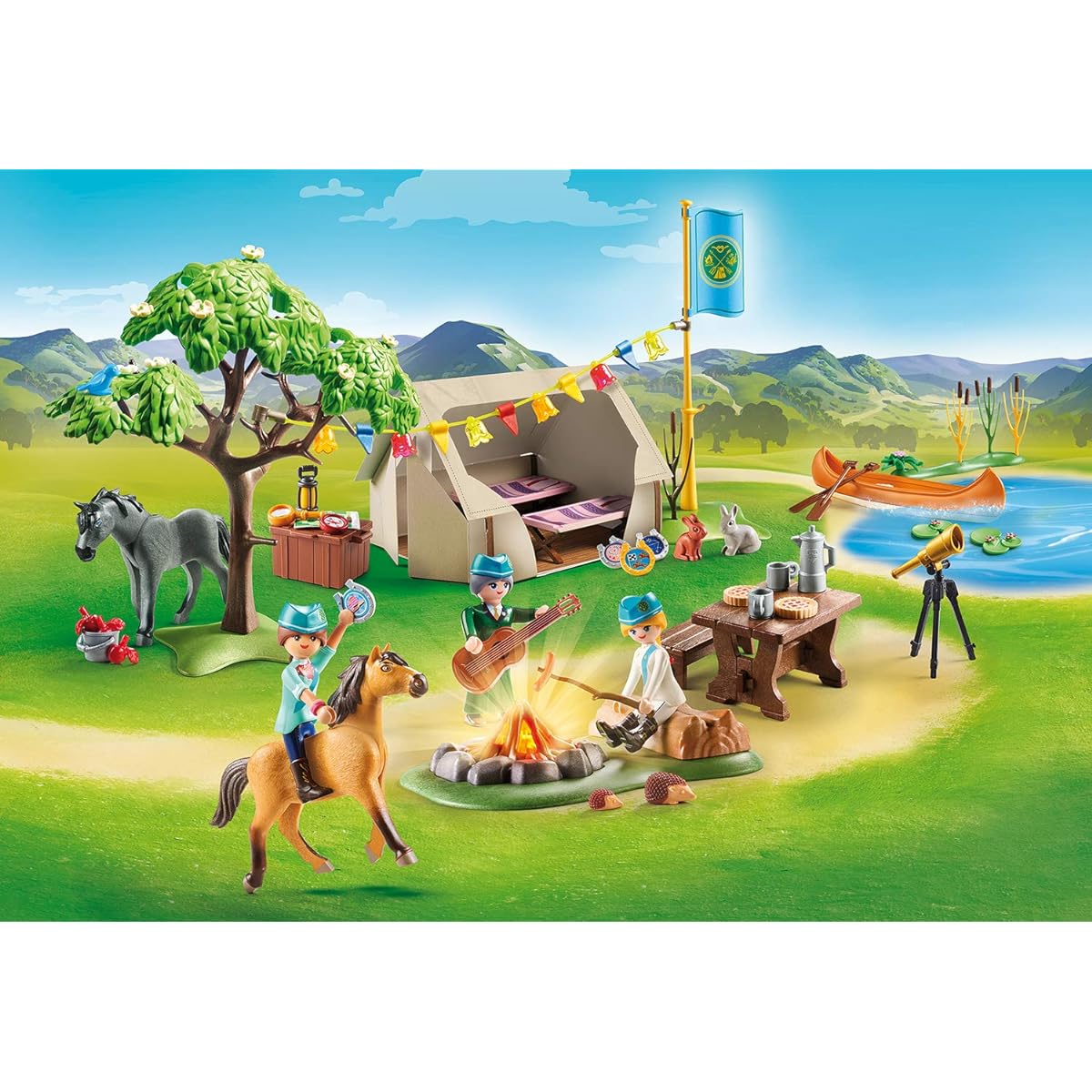 Playmobil Summer Campsite Standard Multicolor