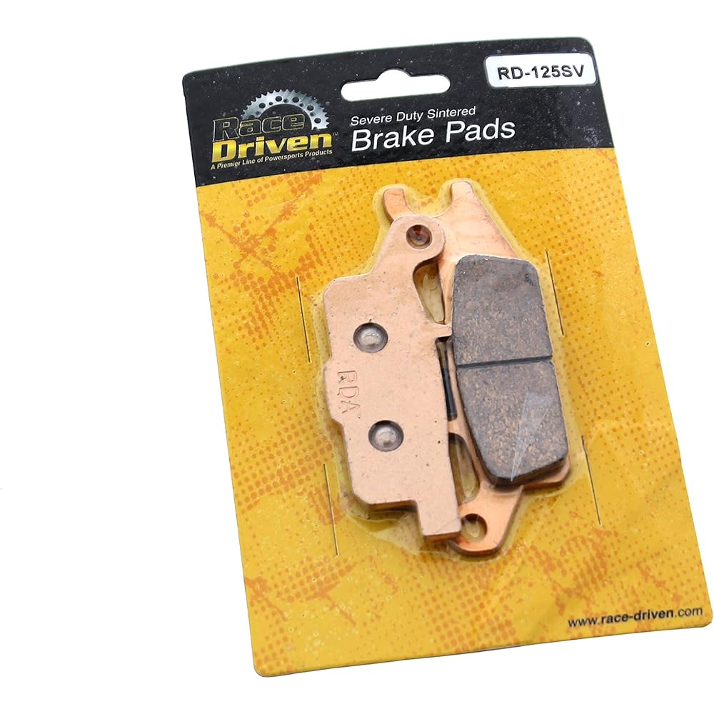 Race Driven Front and Rear Sintered Metal Heavy Duty Brake Pads for Yamaha Grizzly YFM550 550 YFM700 700
