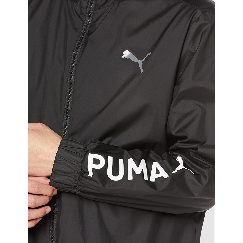 [PUMA] Training Windproof UV Protection Outerwear Back Mesh Woven Jacket 523549 Men's