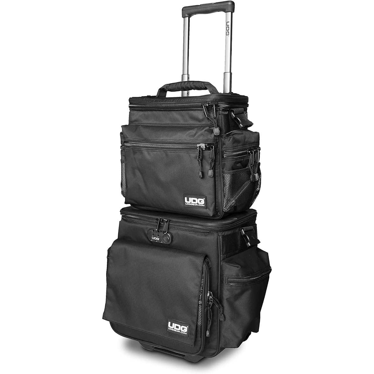 UDG DJ Bag/Case Trolley Bag Set U9679BL/OR Ultimate SlingBag Trolley Set DeLuxe Black/Orange