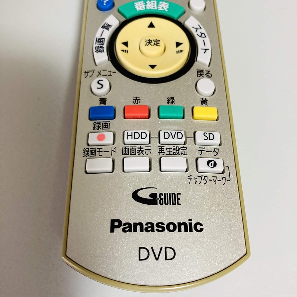 Remote control for Panasonic high-definition DVD recorder N2QAYB000349
