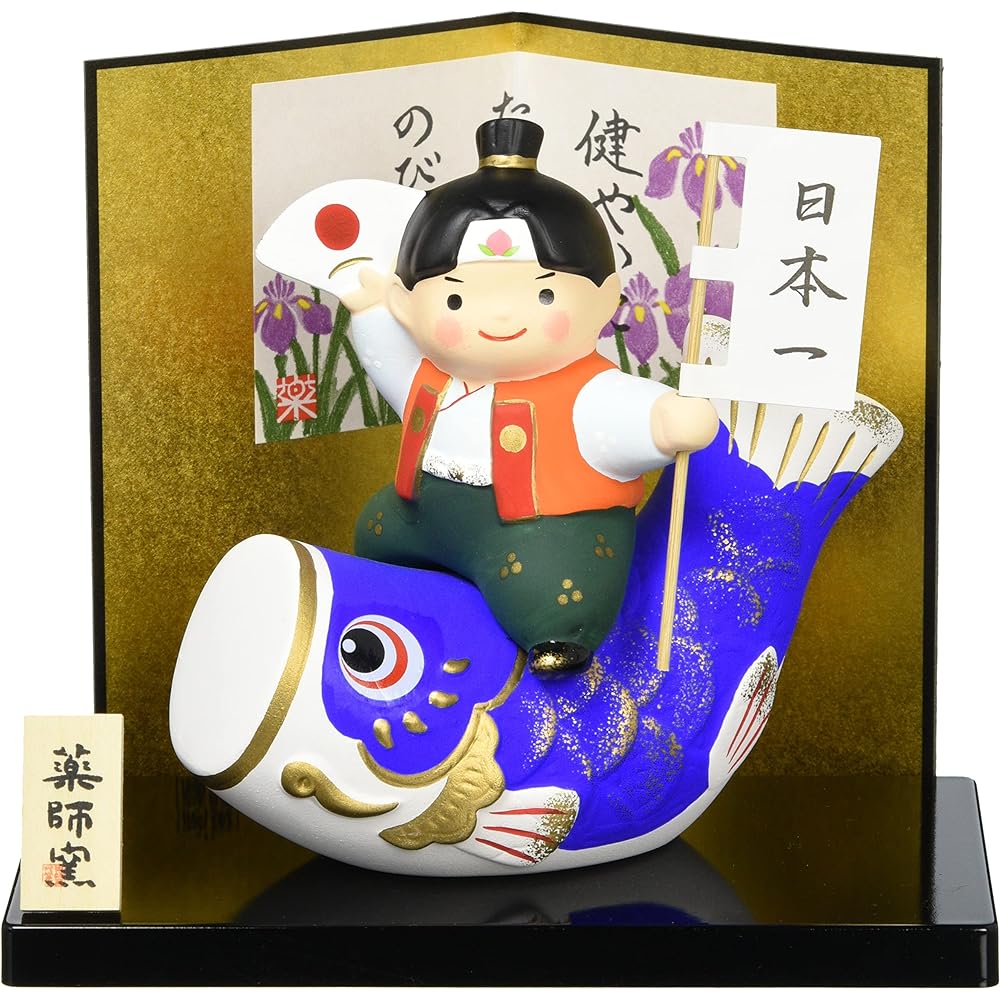 Yakushigama (Yakushigama) May Doll Boy's Festival Nishikisa Three Samurai Set