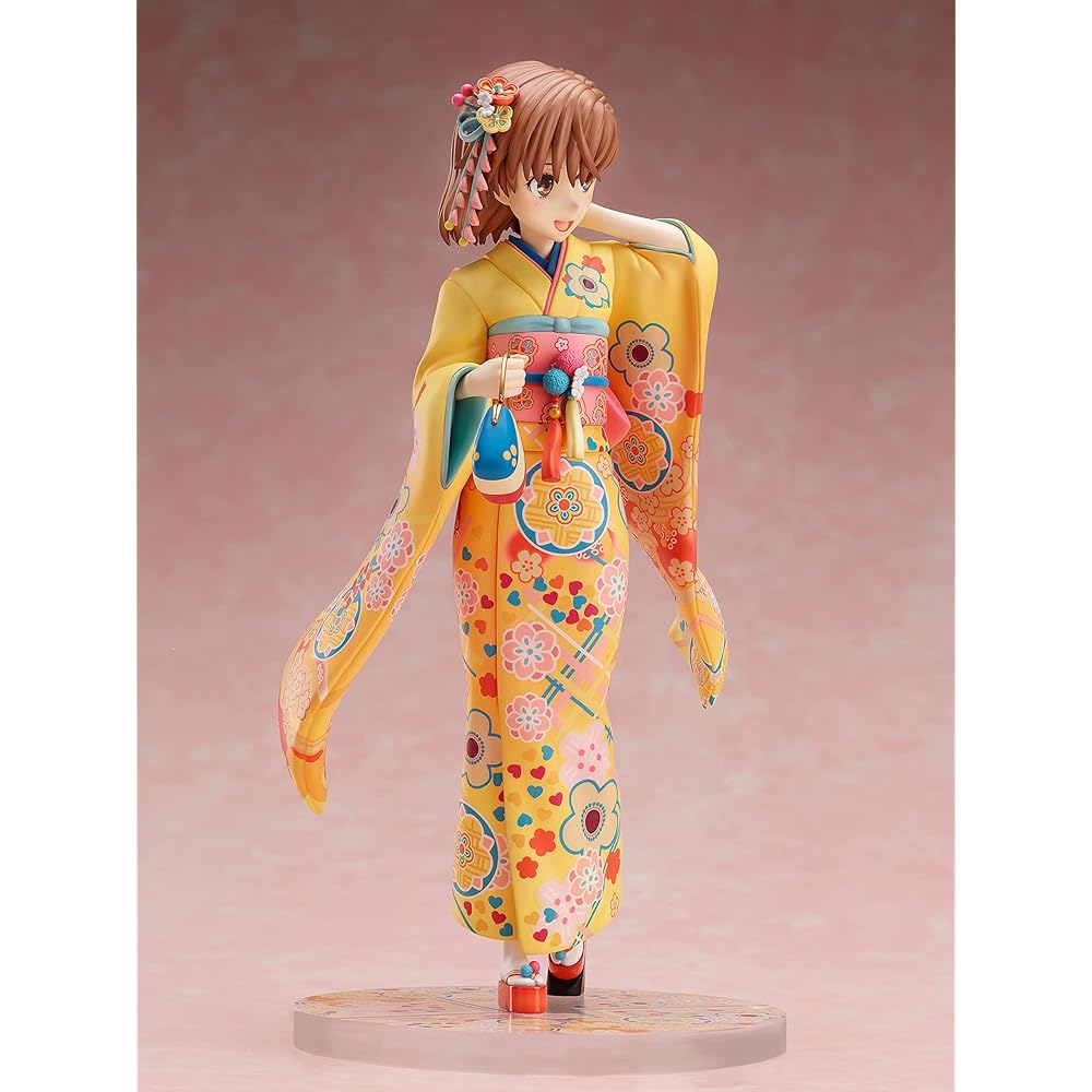 Furyu A Certain Scientific Railgun T Misaka Mikoto Furisode 1/7 scale PVC painted finished figure AMU-FNX259