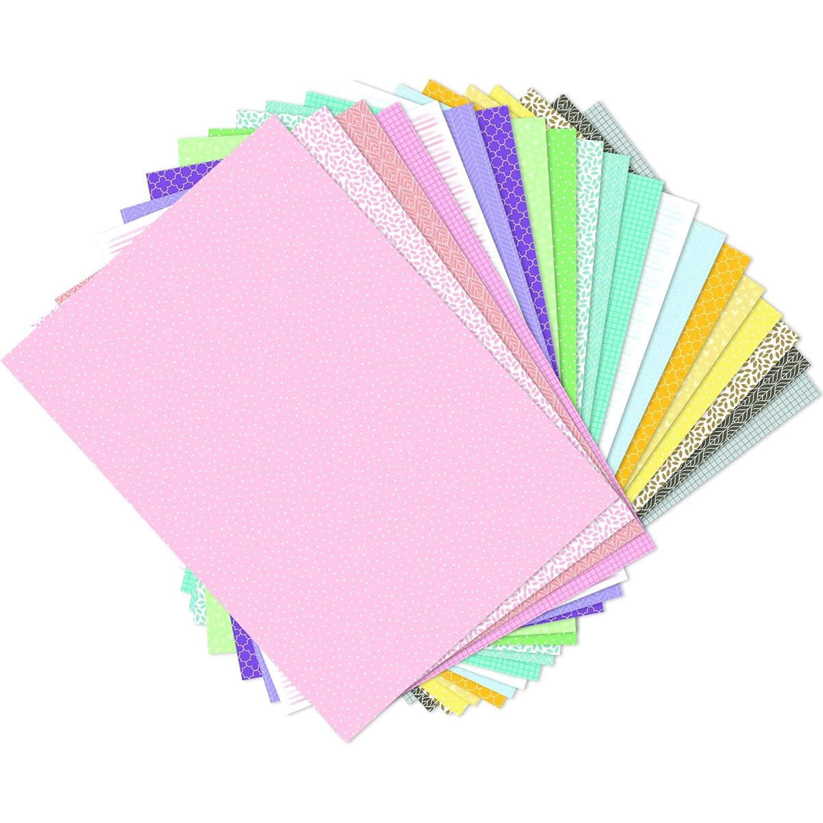 Sizzix Surfacez Printed Paper Pad A4 80/Sheets-Color Story -665275