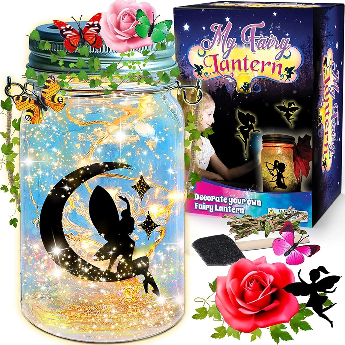 FunzBo Fairy Lantern Night Light Set