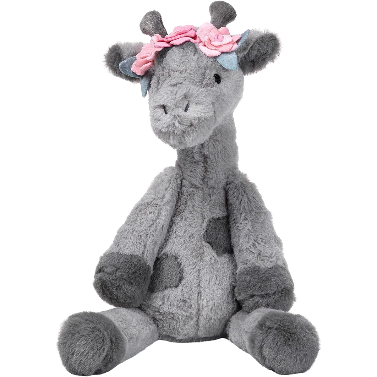 Lambs & Ivy Giraffe and Half Grey Plush Toy – Skylar
