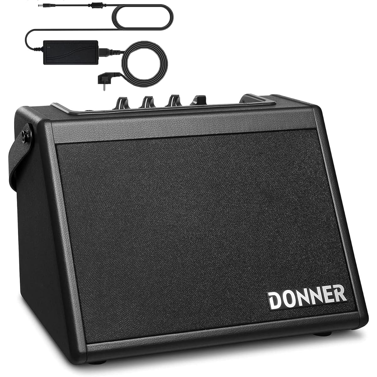 Donner Amplifier for Electronic Drum Keyboard 20W External Speaker Small Mini Wireless Black Japanese Instruction Manual DDA-20