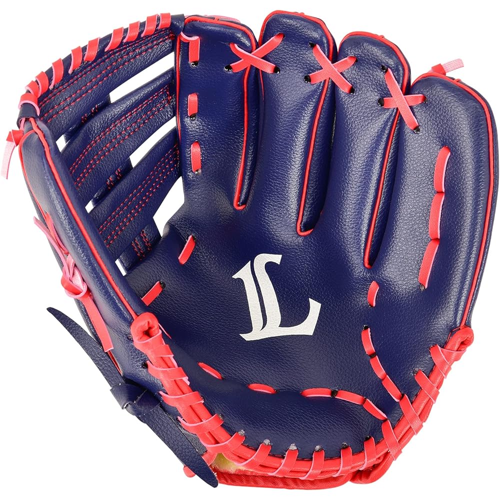 Saitama Seibu Lions x GP (Geep) Baseball Glove Softball General Navy x Red Right-handed pitcher All-round 12 inches 58621 medium