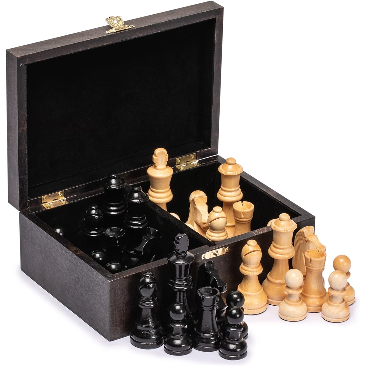 Staunton No 6 Chessmen (Hus) BLK 5#