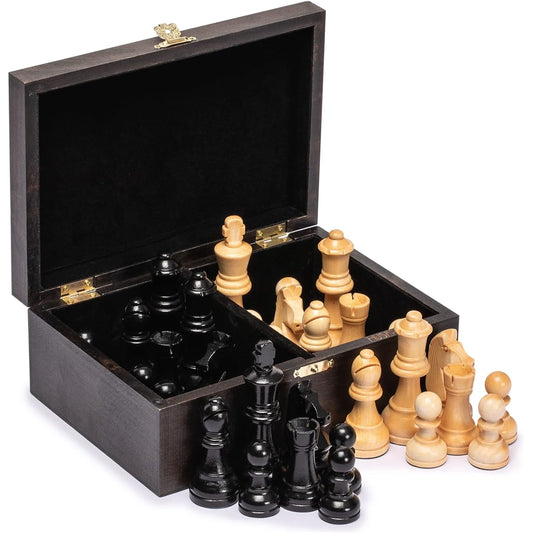 Staunton No 6 Chessmen (Hus) BLK 5#
