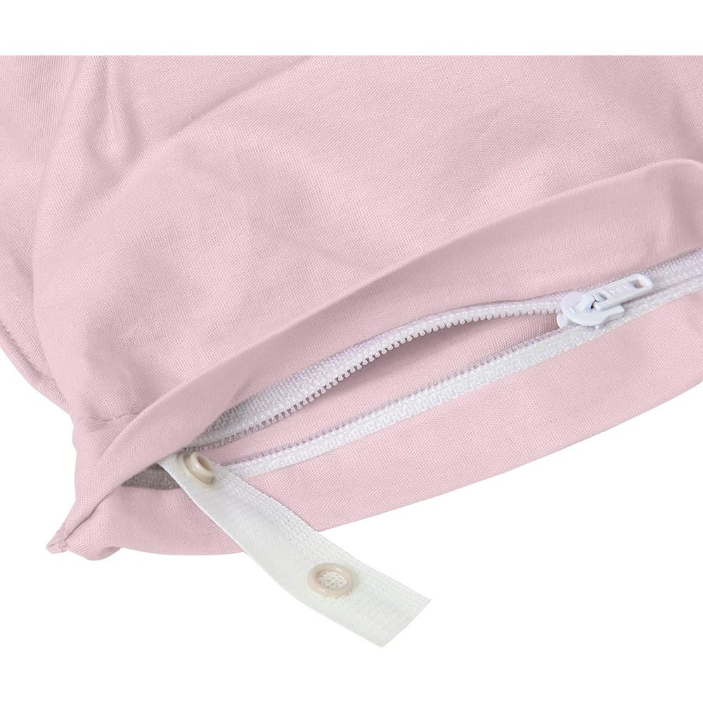 nishikawa [Nishikawa] Queen Duvet Cover, Easy to put on and take off with quick snaps, Made in Japan, 100% Cotton, Beaute, Pink PTG0107903NP