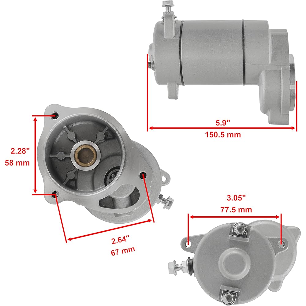 Caltric Starter Drive & Relay Solenoid Compatible with Polaris Xplorer 300 4X4 1995-2000