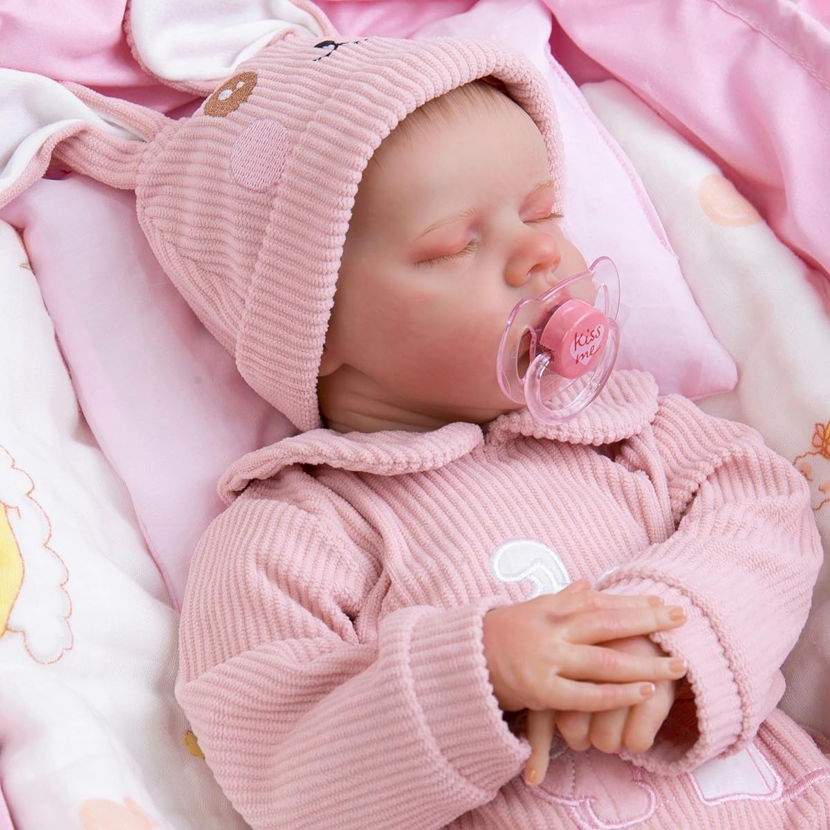 Aori Lifelike Reborn Baby Doll, Realistic Newborn Doll, Real Soft Skin, Gift Box Set